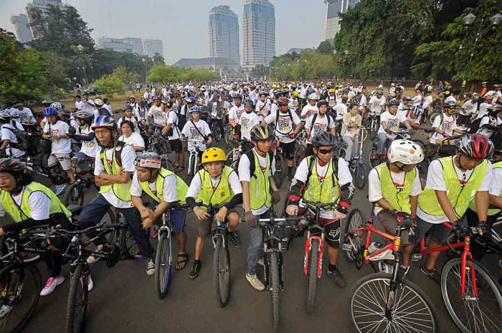 Sambut Pelantikan Presiden, 300 Pesepeda Bakal Meriahkan <i>Car Free Day</i>