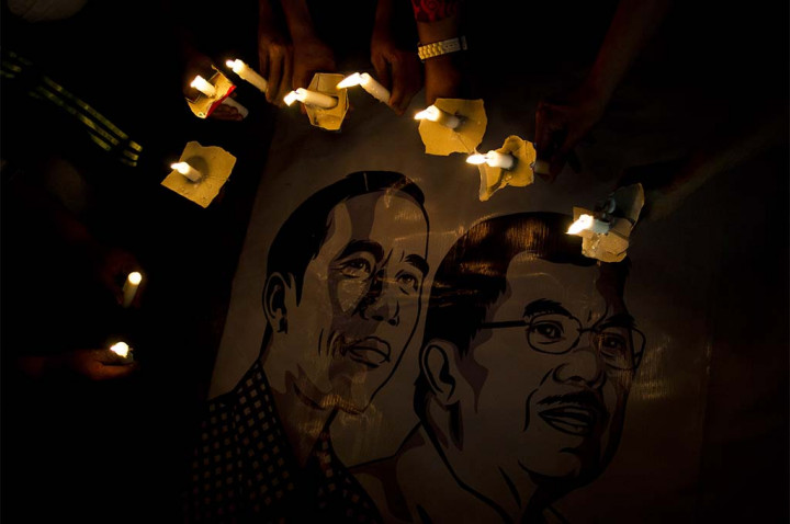 1000 Lilin untuk Doakan Kelancaran Pemerintahan Jokowi-JK 