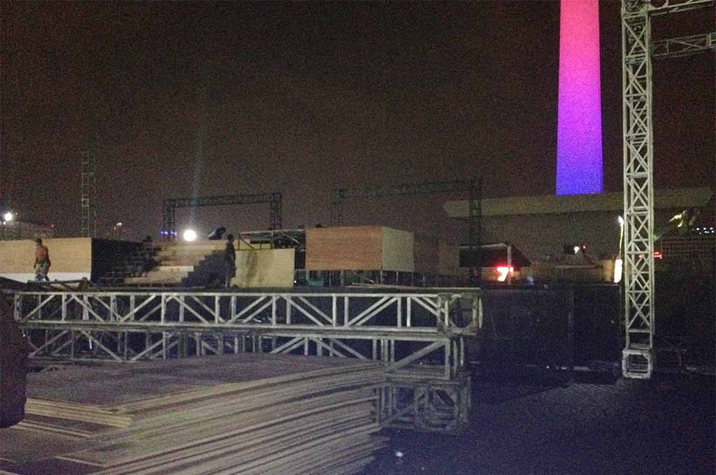 Panggung Konser Rakyat (Foto: Lukman Diah)