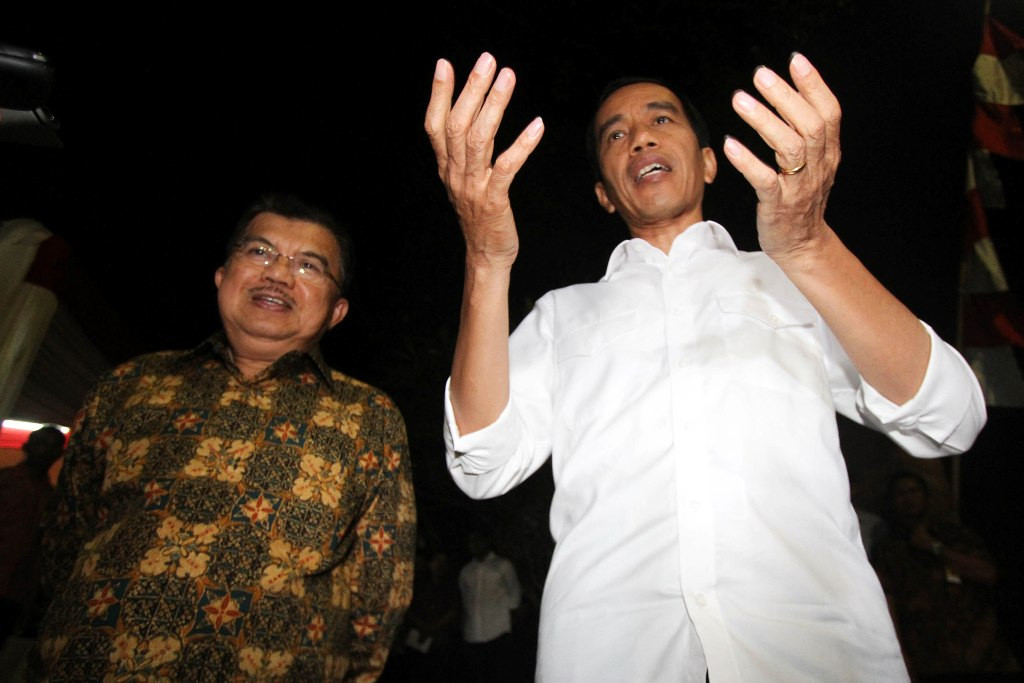 Jokowi dan JK. MI/Dok