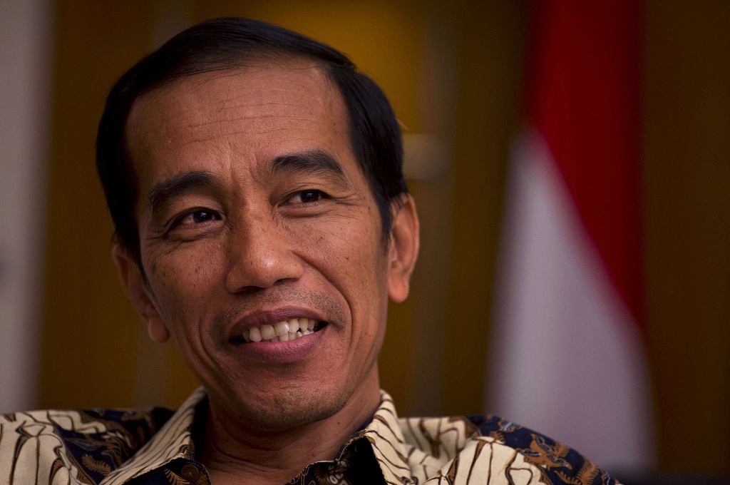 Presiden terpilih Joko Widodo di kantor Pemprov DKI Jakarta - AFP/ROMEO GACAD