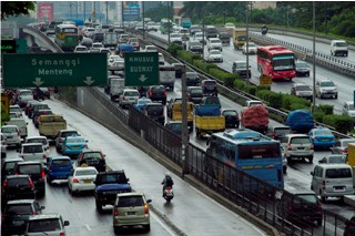 Tol Dalam Kota Tebet-Semanggi Padat