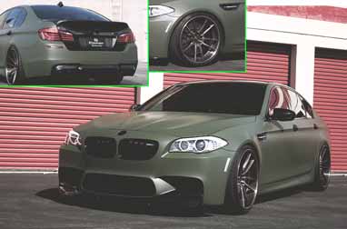BMW M5 Tampil Garang dengan Hijau Tua
