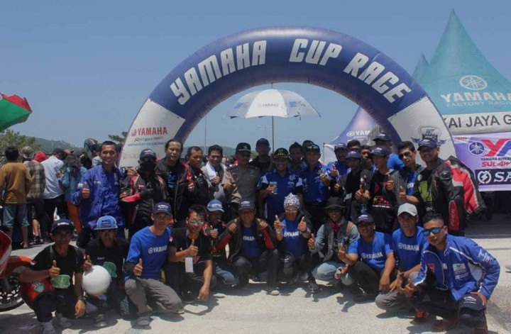 YRFI Sulawesi Tengah Dukung Balap Yamaha