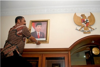 Pesanan Pigura dan Foto Jokowi-JK Membludak di Tasikmalaya 