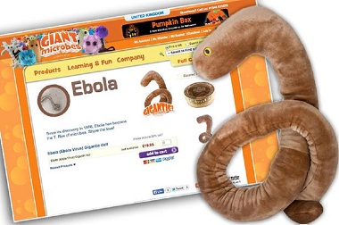 Mainan Berbentuk Virus Ebola Laku Keras