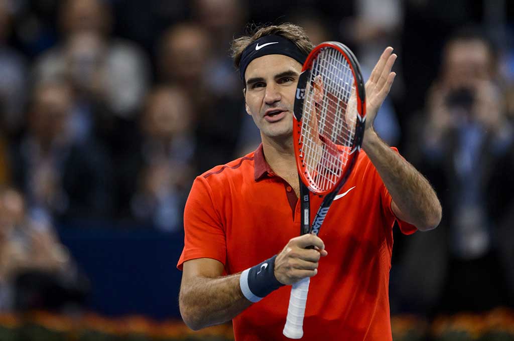 Federer Melangkah ke Babak Kedua Swiss Terbuka
