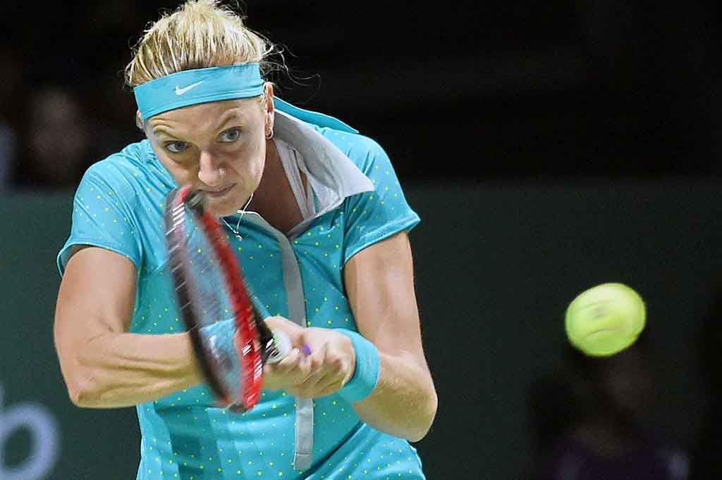 Kvitova Tundukkan Sharapova di Kejuaraan Tenis WTA Singapura
