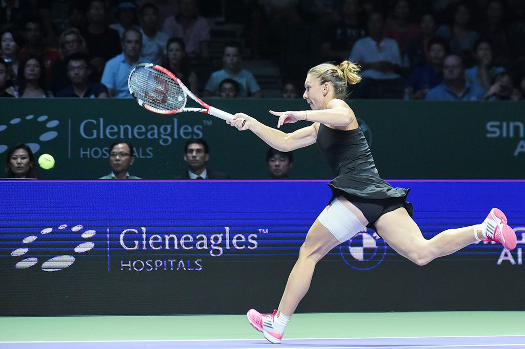 Halep Jumpa Serena di Partai Puncak Tenis WTA Singapura