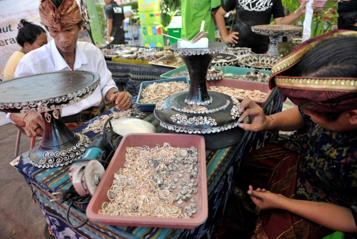 Ekspor Kerajinan Kerang Bali Naik 128,67%