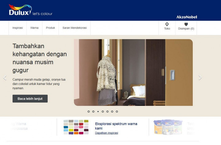 Dulux Indonesia Perbarui Situs Resminya