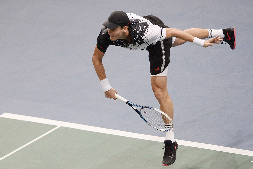 Berdych Kalahkan Lopez di Kejuaran Tenis Paris Masters