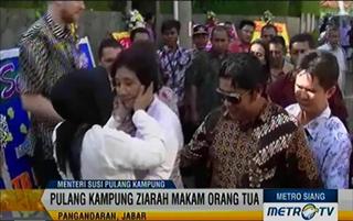 Ratusan Nelayan Pangandaran Sambut Kepulangan Susi