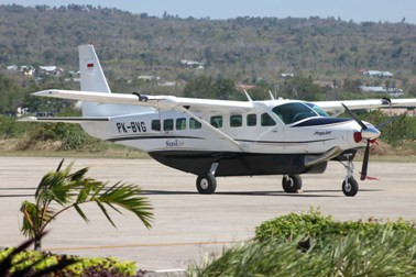 Pesawat Susi Air di Pangandaran Mendadak Jadi Objek Wisata