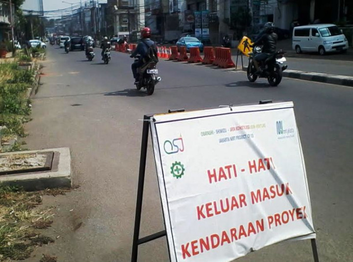 Ada Proyek MRT, Hindari Jl Panglima Polim, Jakarta