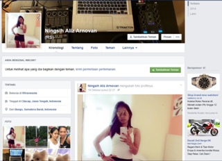 Tak Ada Rurik Jutting di Riwayat Akun Facebook Sumarti Ningsih