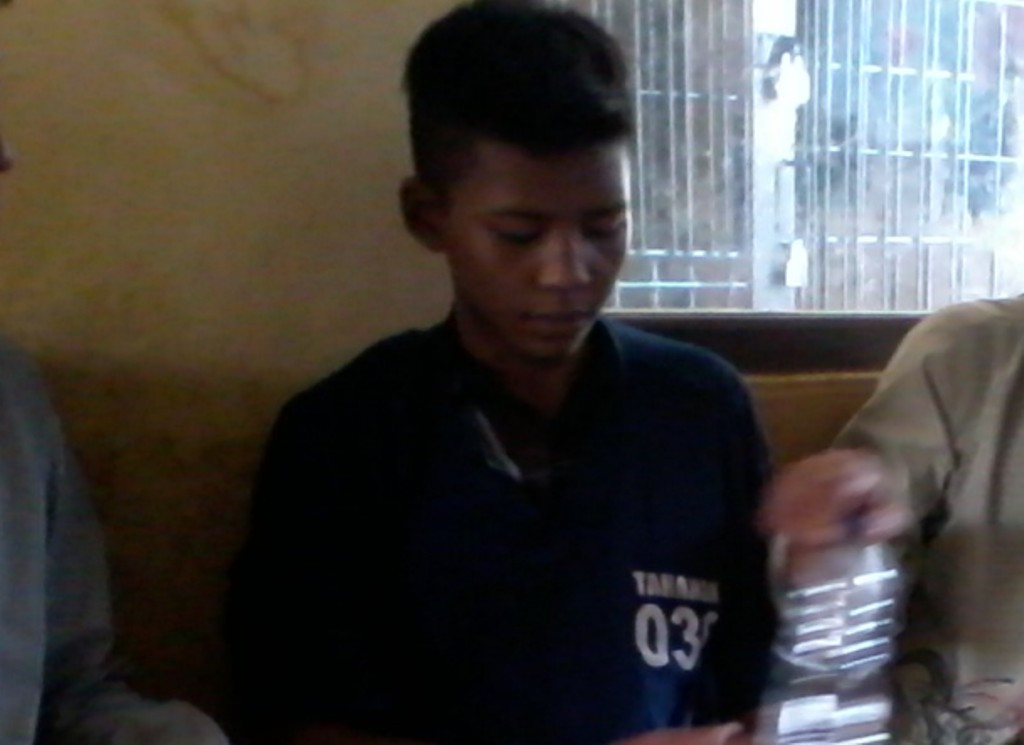 MR di Mapolsek Metro Gambir, Jakarta Pusat, Rabu (5/11/2014).MTVN/Doni Setiawan