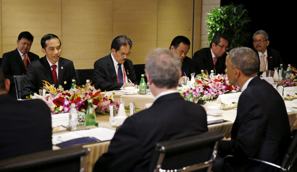 Presiden Jokowi lakukan pertemuan dengan Presiden Obama (Foto: Reuters)