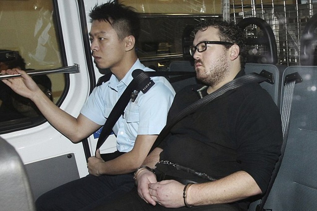Rurik Jutting diamankan polisi Hong Kong (Foto: AP)