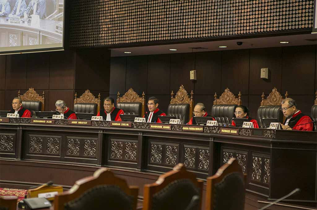 Sidang MK (Foto:MI/Atet Dwi)