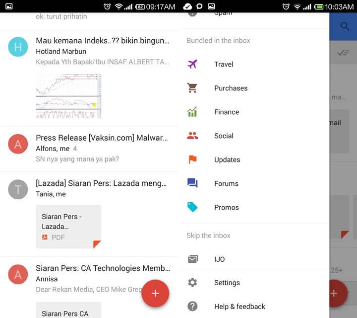 Kesan Pertama Mencoba Aplikasi Google Inbox