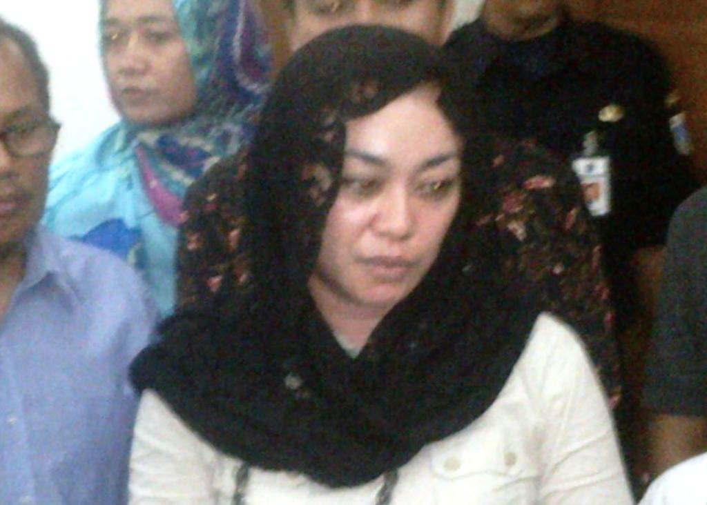 Ibunda Andi Audi Permana, Lita, memenuhi undangan Basuki Tjahaja Purnama di Balai Kota Jakarta, Jumat (14/11/2014). -- Wanda Indana