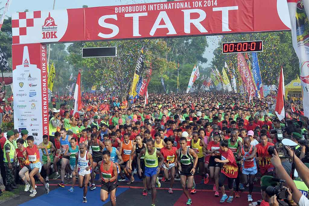 Lomba Lari 10 Kilo Internasional di Magelang