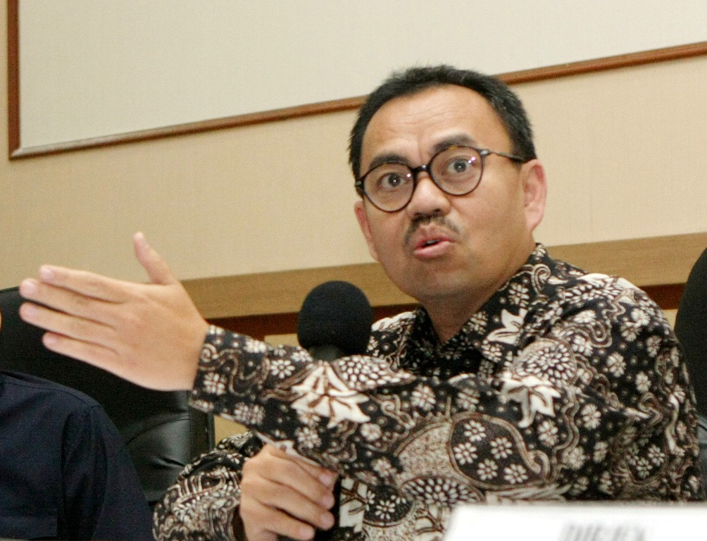 Menteri Energi dan Sumber Daya Mineral Sudirman Said/Ant/RENO ESNIR.