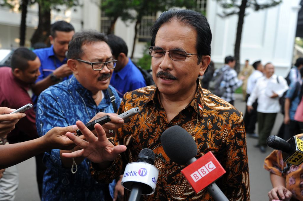 Menko Perekonomian Sofyan Djalil. AFP PHOTO / ROMEO GACAD