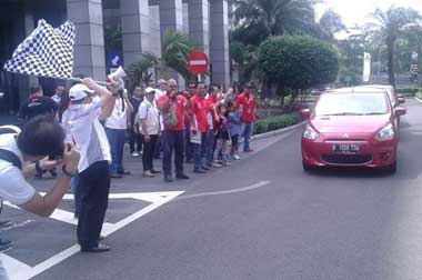 Mitsubishi Gelar Mirage Eco Fun Drive II, Diikuti 80 Peserta