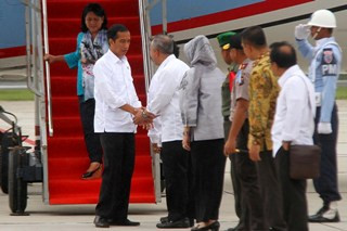 Presiden Ajak Warga Meranti Setop Bakar Lahan