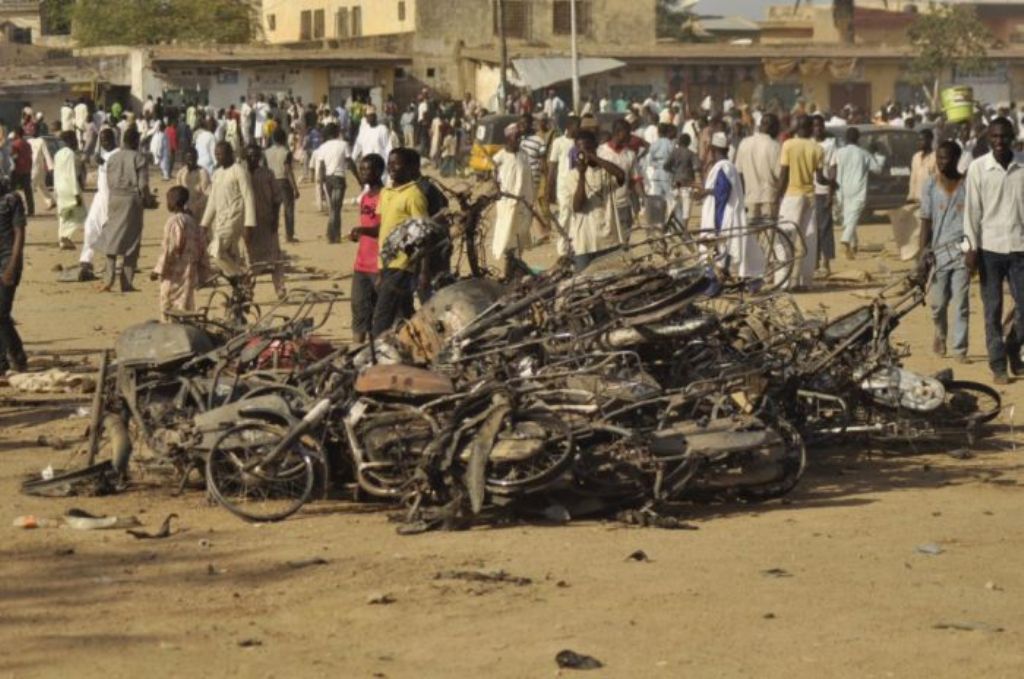 Imbas ledakan di Nigeria (Foto: AP)