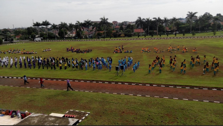 Persiapan Hari Bela Negara, Pramuka Latihan di Markas TNI
