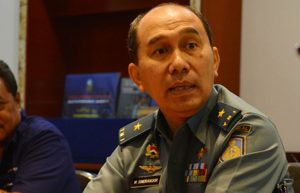 Kepala Dinas Penerangan TNI AL Laksamana Pertama Manahan Simorangkir