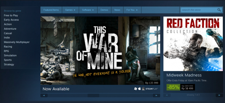 Saingi Twitch, Steam Luncurkan Layanan Streaming