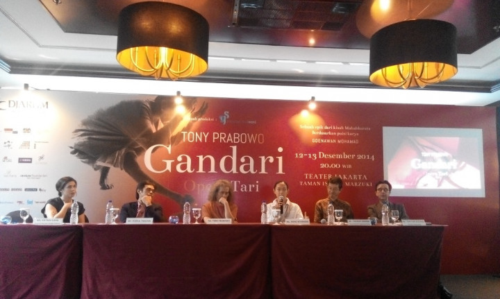 Seniman Jepang dan Belanda Ikut Garap Opera Tari Gandari 