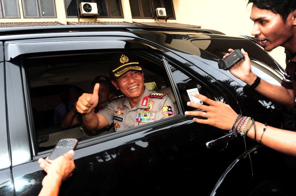 Kapolri Jenderal Pol Sutarman--Antara/Jesica Wuysang