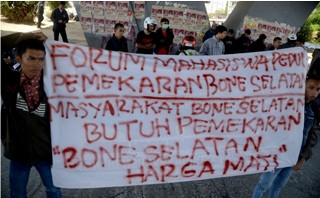 Ratusan Warga Tuntut Pembentukan Kabupaten Konawe Timur