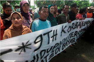 Korban Lumpur Lapindo jangan Dijanjikan Terus