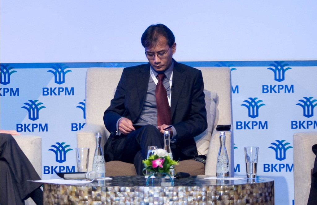 Pemred The Jakarta Post, Meidyatama Suryodiningrat. -- Antara/Rosa Panggabean