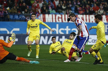 Kontra Villareal, Atletico Tumbang di Kandang Sendiri