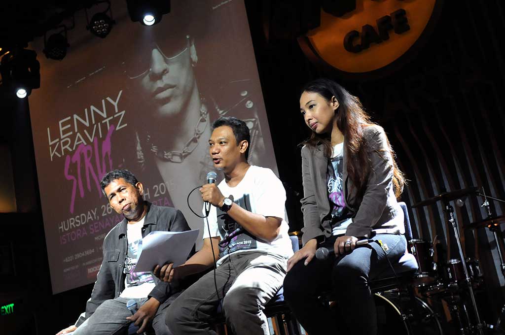 Jelang Konser Lenny Kravitz