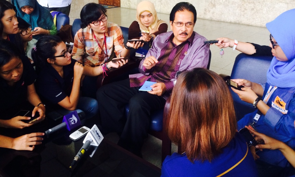 Menko Perekonomian Sofyan Djalil. Dokumen Suci Sedyo Utami