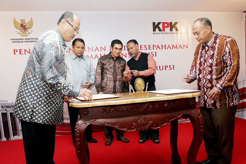 Nota Kesepahaman MK dan KPK