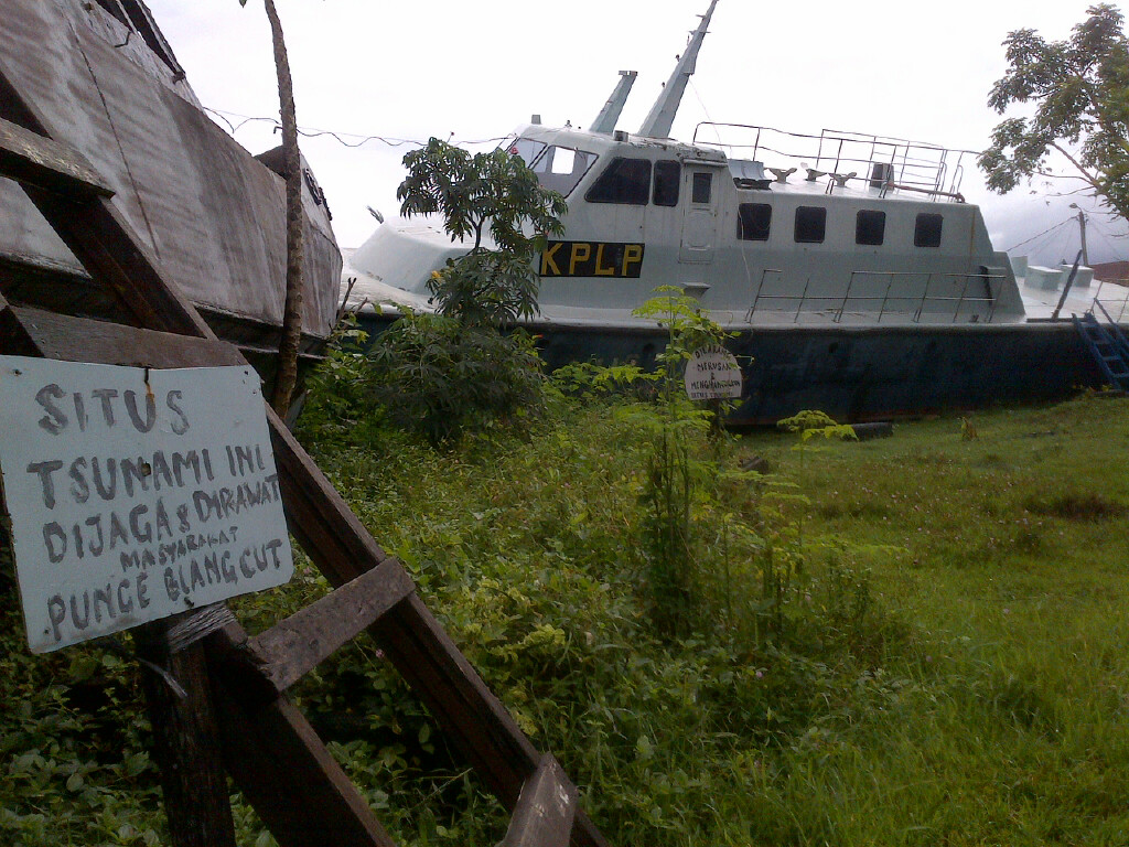 Bangkai kapal saksi bisu keganasan tsunami Aceh/Metrotvnews.com/M Rodhi Aulia.