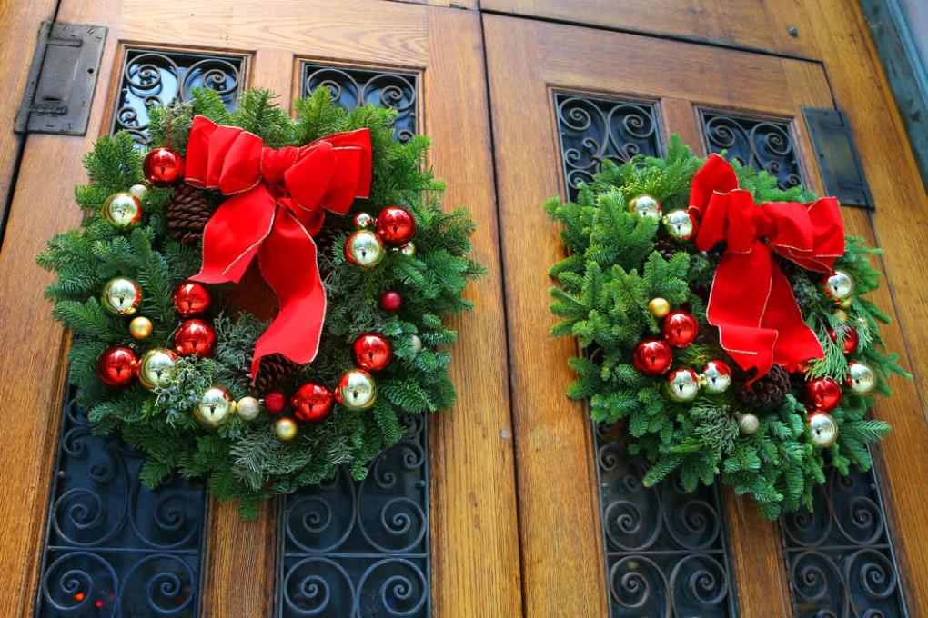 Meriah dan syahdunya suasana Natal di New York. Foto: Gordon Donovan/Yahoo News