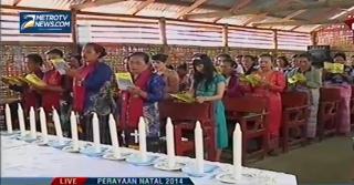 Natal Sederhana Pengungsi Sinabung