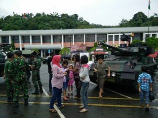 Siap-siap Gelar Natal Nasional, Jayapura Pamerkan Alutsista 