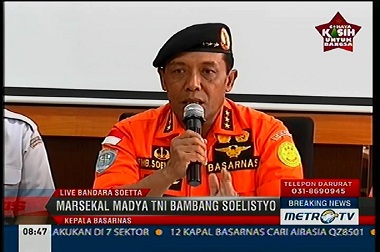 Basarnas: AirAsia QZ8501 Kemungkinan Ada di Dasar Laut