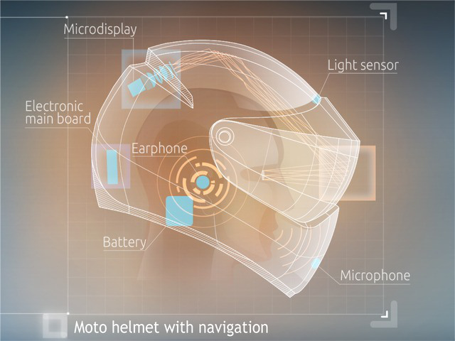 Helm dengan Navigasi Akan Hadir di CES 2015 